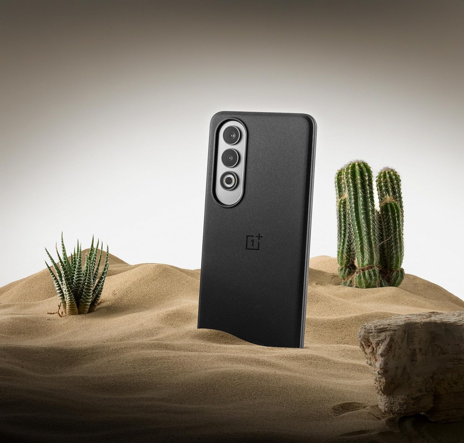 OnePlus Nord CE4 5G Thermoplastic Polyurethane Nord Ce4 Sandstone Bumper Case Black