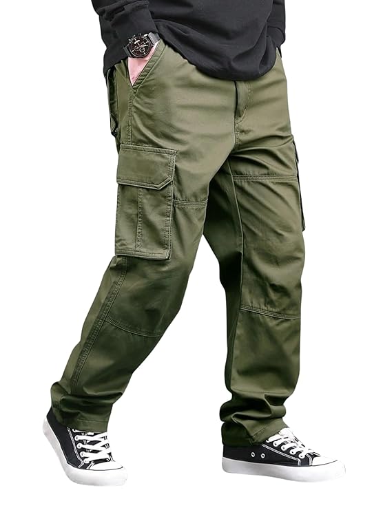 Lymio Cargos for Men (Loose Fit | Cotton)