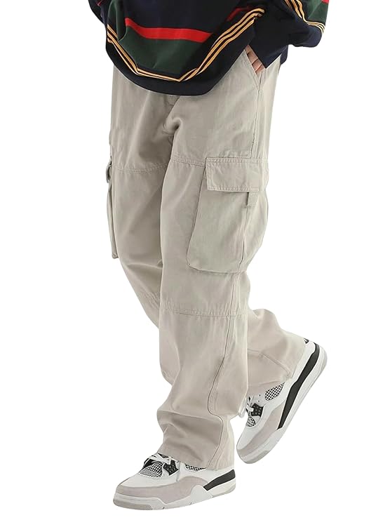 Lymio Cargos for Men (Loose Fit | Cotton)